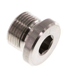 Plug M20 X 1.5 RVS FKM met binnenzeskant 400bar (5620.0psi)