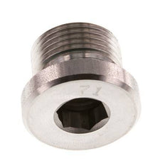 Plug M20 X 1.5 RVS FKM met binnenzeskant 400bar (5620.0psi)