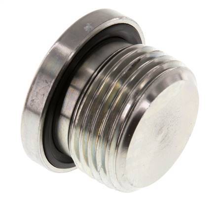 Plug M27 X 2 Staal NBR met binnenzeskant 400 bar (5620.0psi)