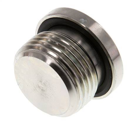 Plug M27 X 2 Staal NBR met binnenzeskant 400 bar (5620.0psi)