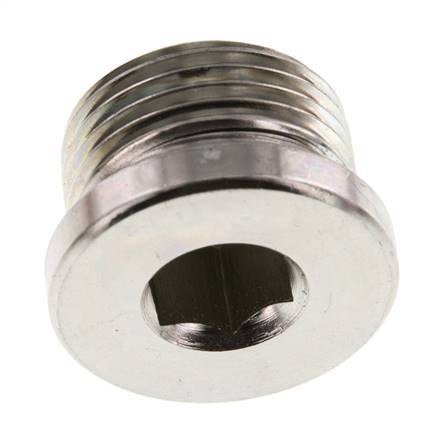 Plug M27 X 2 Staal NBR met binnenzeskant 400 bar (5620.0psi)