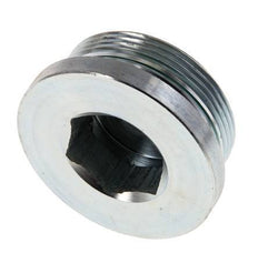 Plug M48 X 2 Staal FKM met binnenzeskant 250 bar (3512.5psi)