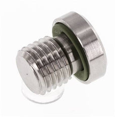Plug M12 X 1.5 RVS FKM met binnenzeskant 400 bar (5620.0psi)