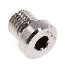 Plug M12 X 1.5 RVS FKM met binnenzeskant 400 bar (5620.0psi)