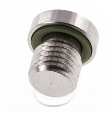 Plug M12 X 1.5 RVS FKM met binnenzeskant 400 bar (5620.0psi)