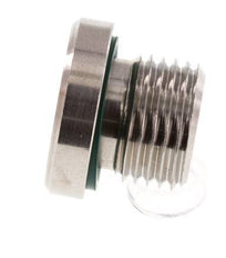 Plug M16 X 1.5 RVS FKM met binnenzeskant 400 bar (5620.0psi)