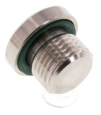 Plug M16 X 1.5 RVS FKM met binnenzeskant 400 bar (5620.0psi)