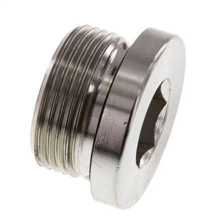 Plug M33 X 2 Staal NBR met binnenzeskant 400bar (5620.0psi)