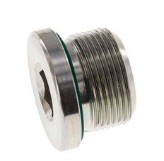 Plug M26 X 1.5 Staal FKM met binnenzeskant 400 bar (5620.0psi)