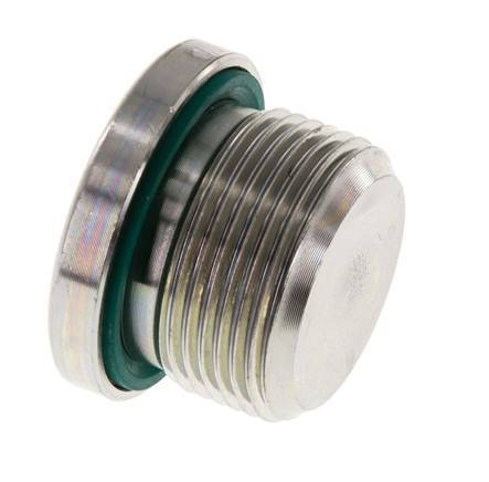 Plug M26 X 1.5 Staal FKM met binnenzeskant 400 bar (5620.0psi)