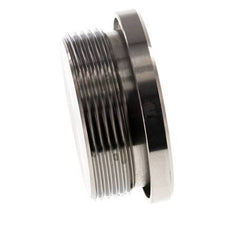 Plug M48 X 2 RVS FKM met binnenzeskant 250 bar (3512.5psi)