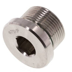 Plug M26 X 1.5 RVS FKM met binnenzeskant 400 bar (5620.0psi)