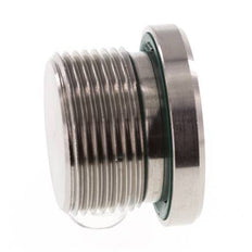 Plug M26 X 1.5 RVS FKM met binnenzeskant 400 bar (5620.0psi)