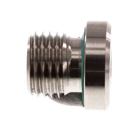 Plug M14 X 1.5 RVS FKM met binnenzeskant 400 bar (5620.0psi)