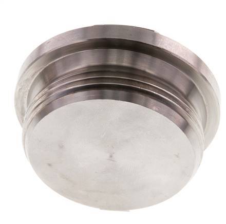 Plug G1 1/2'' RVS met kraag en buitenzeskant 40bar (562.0psi)