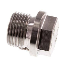 Plug G3/8'' Stainless steel with Collar and External Hex 40bar (562.0psi)