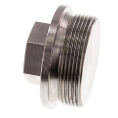 Plug G2'' RVS met kraag en buitenzeskant 40bar (562.0psi)