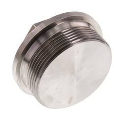 Plug G2'' RVS met kraag en buitenzeskant 40bar (562.0psi)