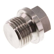 Plug G1/2'' RVS met kraag en buitenzeskant 40bar (562.0psi)