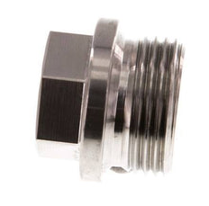 Plug G1'' Stainless steel with Collar and External Hex 40bar (562.0psi)