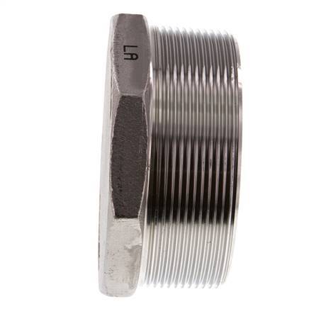 Plug R3'' RVS met buitenzeskant 16 bar (224.8psi)