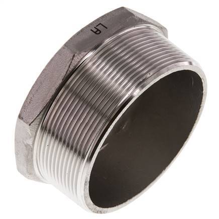 Plug R3'' RVS met buitenzeskant 16 bar (224.8psi)