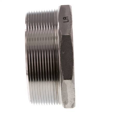 Plug R3'' RVS met buitenzeskant 16 bar (224.8psi)