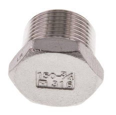 Plug R3/4'' RVS met Buitenzeskant 16bar [2 Stuks]