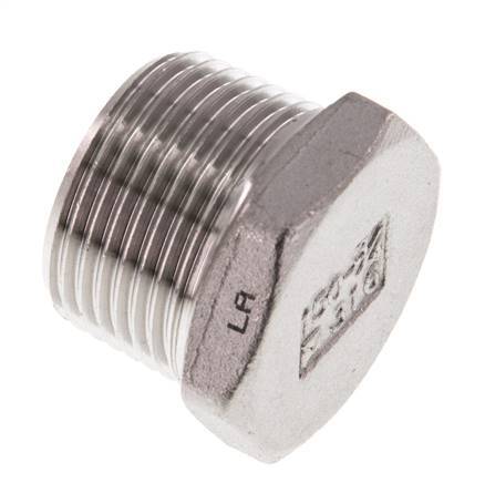 Plug R3/4'' RVS met Buitenzeskant 16bar [2 Stuks]