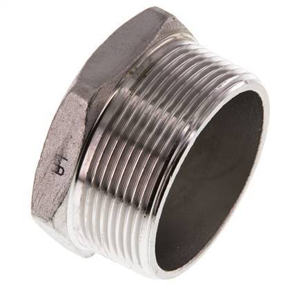 Plug R2'' Stainless steel with External Hex 16bar (224.8psi)