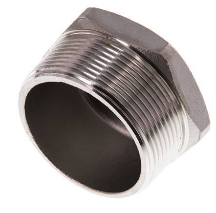 Plug R2'' Stainless steel with External Hex 16bar (224.8psi)