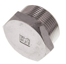Plug R1 1/2" RVS met buitenzeskant 16 bar (224.8psi)