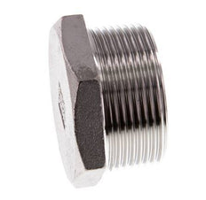 Plug R1 1/2" RVS met buitenzeskant 16 bar (224.8psi)