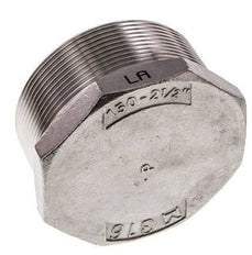 Plug R2 1/2'' RVS met buitenzeskant 16 bar (224.8psi)