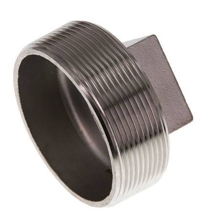 Plug R2 1/2'' RVS met Extern Vierkant 16bar (224.8psi)