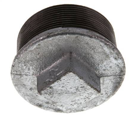 Plug R2 1/2'' smeedbaar gietijzer met buitenvierkant 25bar (351.25psi)