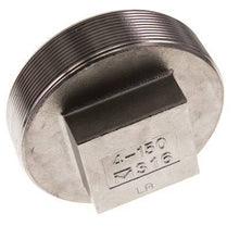 Plug R4'' RVS met Extern Vierkant 16bar (224.8psi)