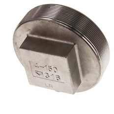 Plug R4'' RVS met Extern Vierkant 16bar (224.8psi)