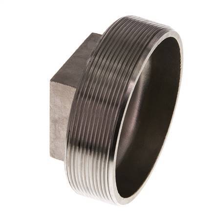 Plug R4'' RVS met Extern Vierkant 16bar (224.8psi)