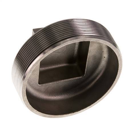 Plug R4'' RVS met Extern Vierkant 16bar (224.8psi)