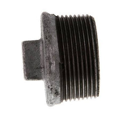 Plug R1 1/2'' Malleable cast iron with External Square 25bar (351.25psi) [2 Pieces]