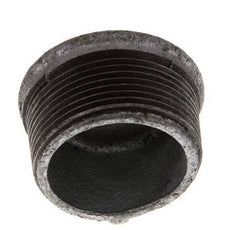 Plug R1 1/2'' Malleable cast iron with External Square 25bar (351.25psi) [2 Pieces]