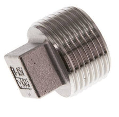 Plug R1'' RVS met Extern Vierkant 16bar (224.8psi)