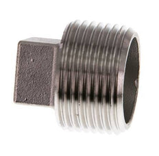 Plug R1'' RVS met Extern Vierkant 16bar (224.8psi)