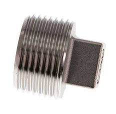 Plug R1'' RVS met Extern Vierkant 16bar (224.8psi)