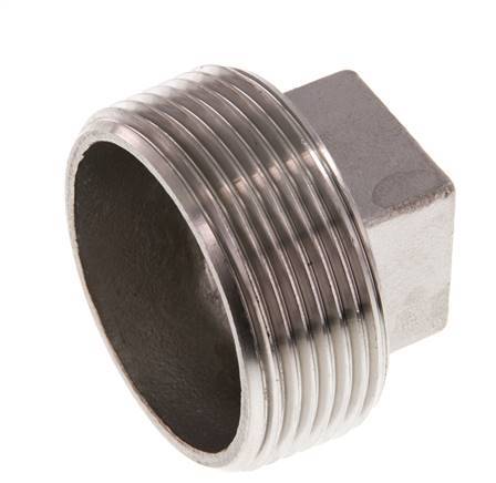 Plug R1 1/2'' RVS met Extern Vierkant 16bar (224.8psi)