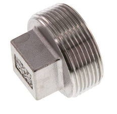 Plug R1 1/2'' RVS met Extern Vierkant 16bar (224.8psi)