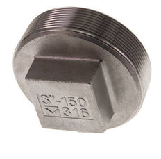 Plug R3'' Stainless steel with External Square 16bar (224.8psi)