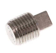 Plug R1/4'' Stainless steel with External Square 16bar (224.8psi) [5 Pieces]