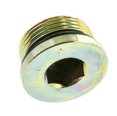 Plug UN 1-5/16''-12 Staal NBR met binnenzeskant 400bar (5620.0psi)